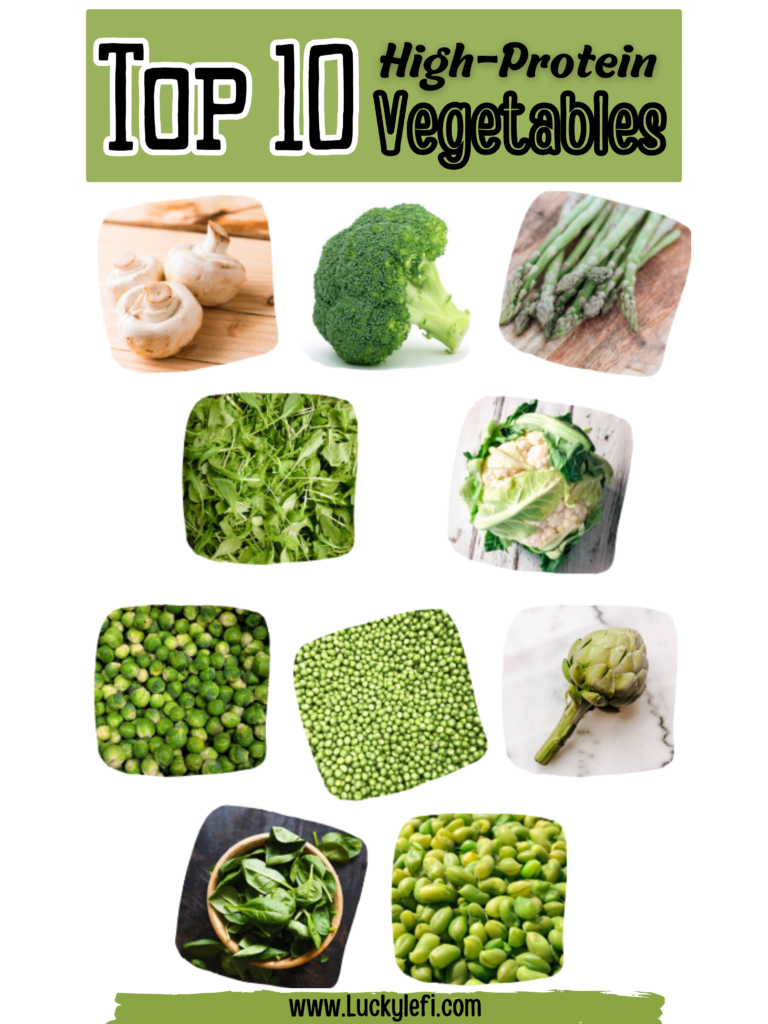 High protein vegetables