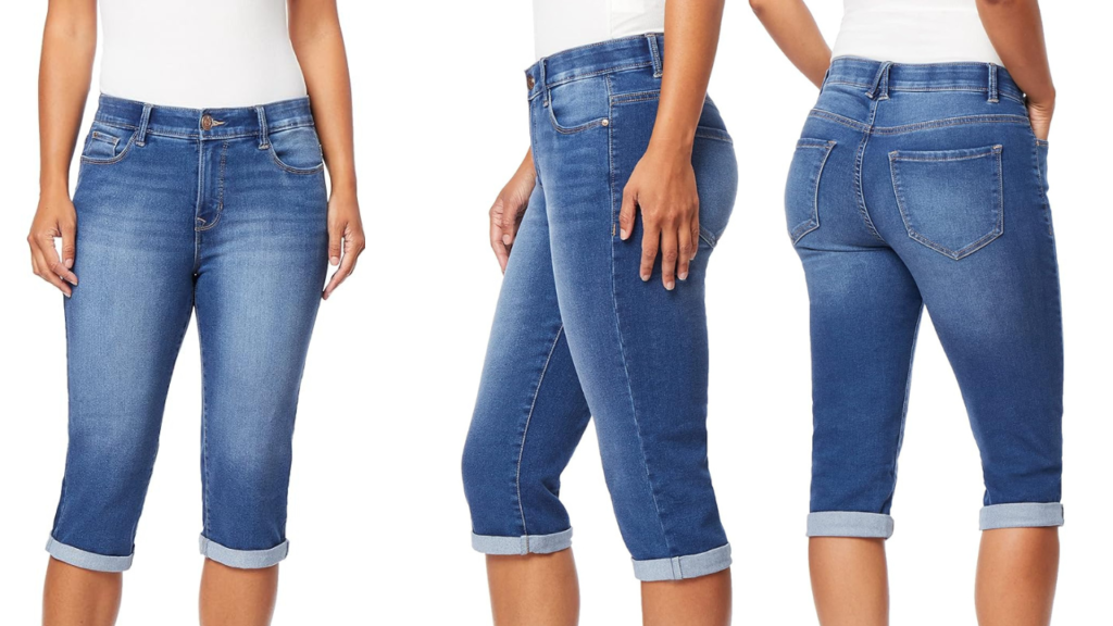 Short capri jeans