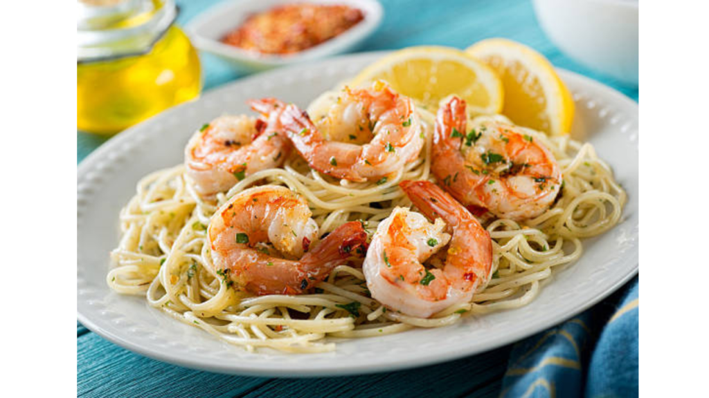 Garlic Shrimp Pasta