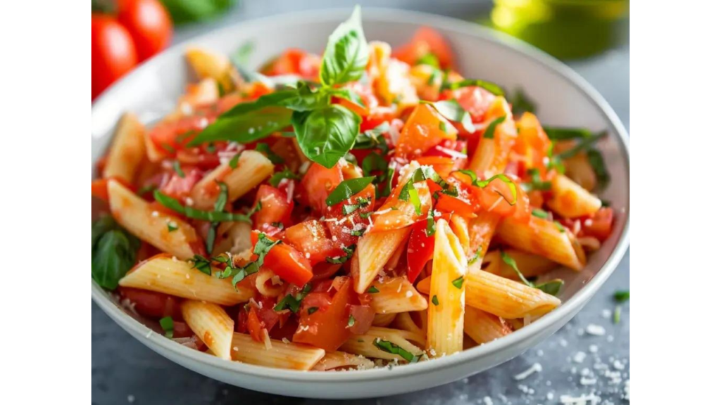 Tomato Basil Bruschetta Pasta