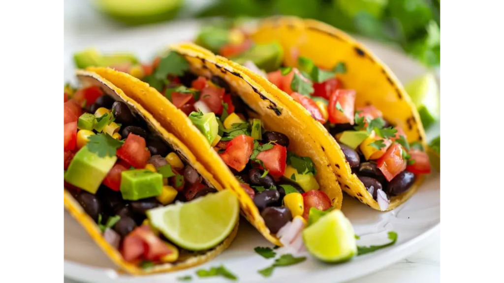 Spicy Black Bean Tacos