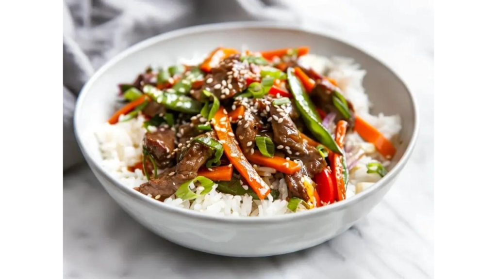 Sesame Ginger Beef Stir-Fry