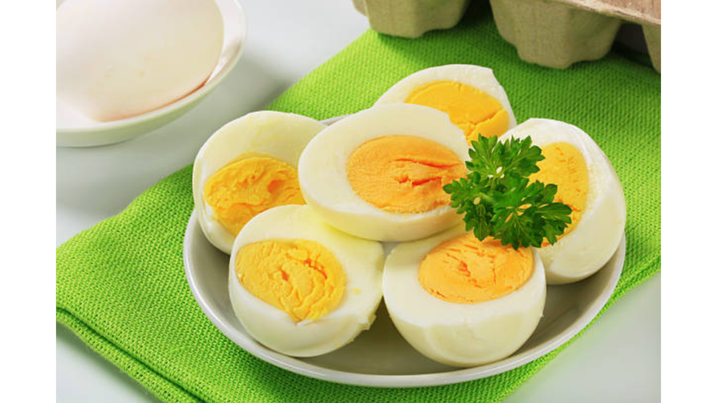 boiled eggs